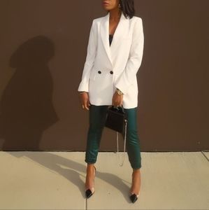 Zara medium double  breast blazer.